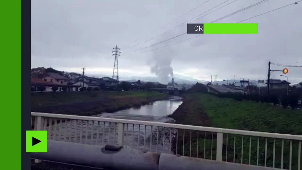 Phénomène de mascaret dans la rivière d'Iwaki après le tremblement de terre