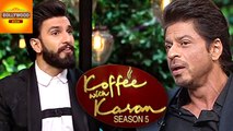 Ranveer Singh's Clever Reply To Shahrukh Khan In Koffee With Karan 5 | Bollywood Asia
