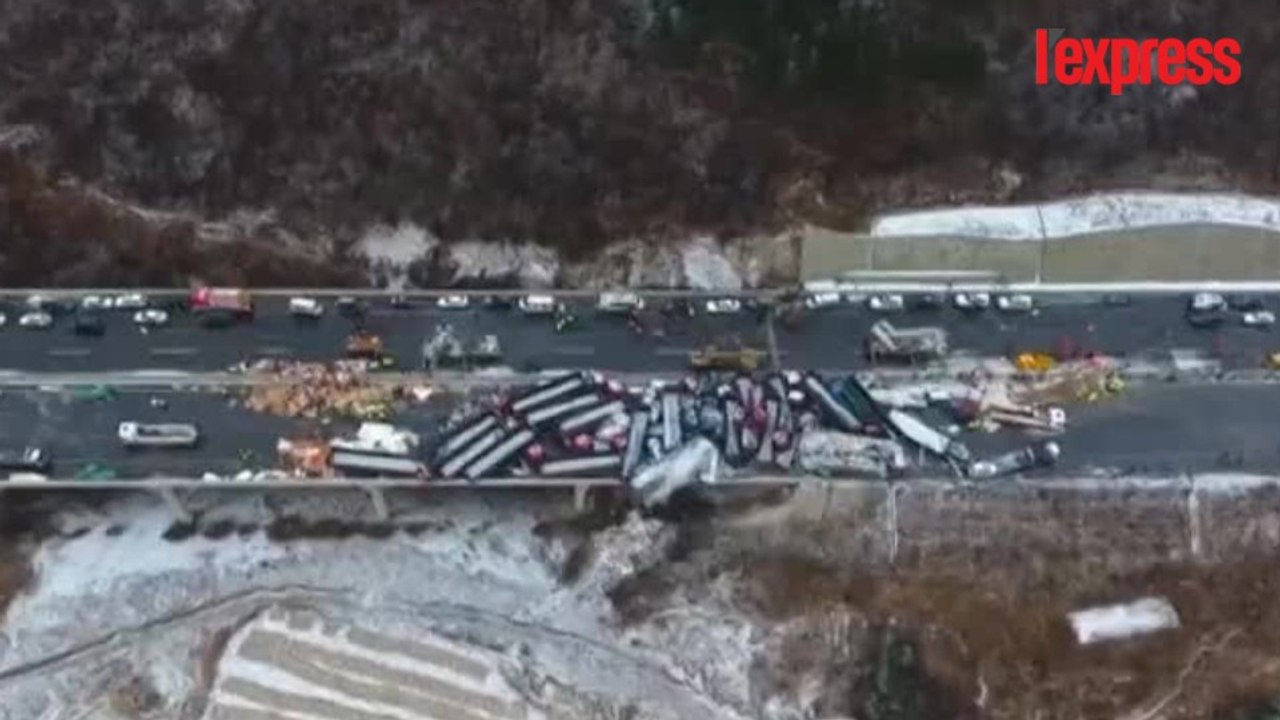 Chine: 17 morts dans un carambolage géant dans le Shanxi