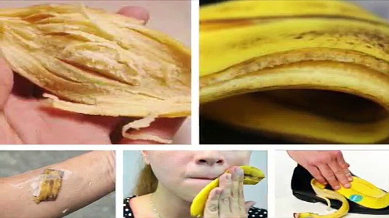 48. Rub a banana peel on your face and watch what happens. It's really amazing