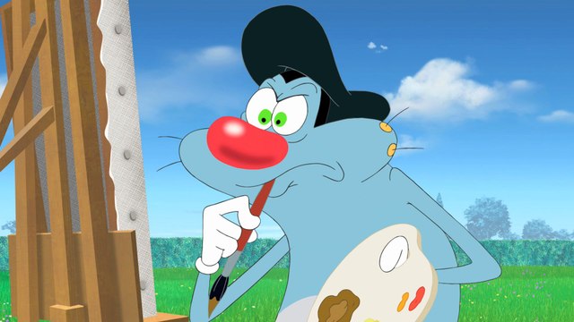 Oggy and the Cockroaches - Artsy Oggy (S4E44) Full Episode in HD