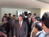 CM Sindh Syed Murad Ali Shah, PM Nawaz Shrif going to hospital about Governor Health (22-11-2016)