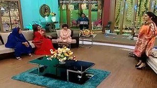 Rabia Anum First Time Singing In Pashto songs in morning show