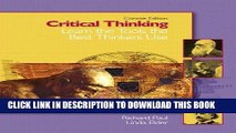 [READ PDF] Kindle Critical Thinking: Learn the Tools the Best Thinkers Use, Concise Edition Full