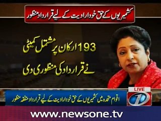 UN passes Pakistan’s resolution reaffirming peoples’ self-determination right