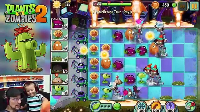 Minecraft Zombie Kill Challenge before PVZ 2 Neon Mixtape Tour FGTEEV SLEEPY TIME FUN w Chase PS4