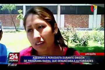 Arequipa: asesinan a locutor de un balazo durante programa radial