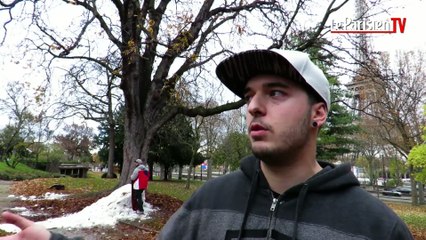 Ils installent une piste de ski freestyle au pied de la Tour Eiffel