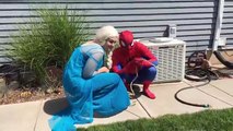 Elsa Spiderman Fly A Unicorn To Space Fun Superhero Kids In Real Life In 4K