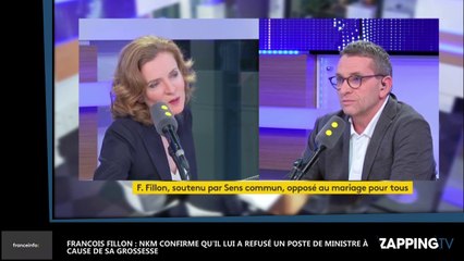 François Fillon : NKM confirme qu’il lui a refusé un poste de ministre à cause de sa grossesse