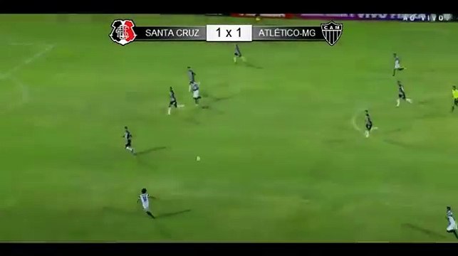 GOLAÇO de Keno - Santa Cruz 2 x 1 Atlético-MG - Campeonato Brasileiro 2016