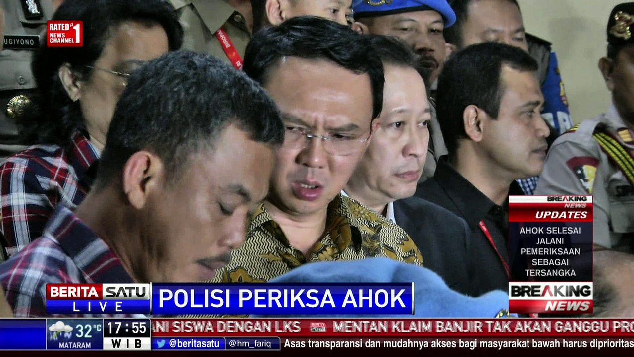 Breaking News: Ahok Selesai Diperiksa di Mabes Polri