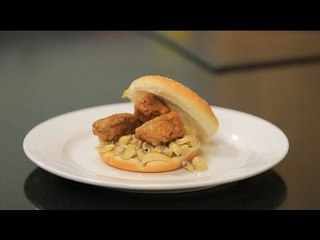 سندوتش مكعبات لحم  بانيه مع المشروم | شريف الحطيبي