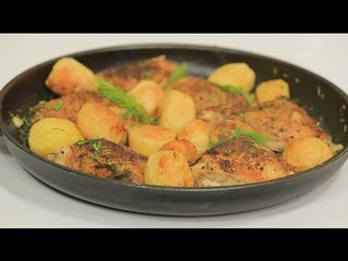 اوراك الدجاج بصوص الليمون | نادية سرحان