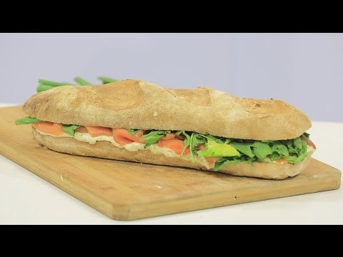 باجيت بحشو السلمون المدخن و الجبن | رانيا الجزار