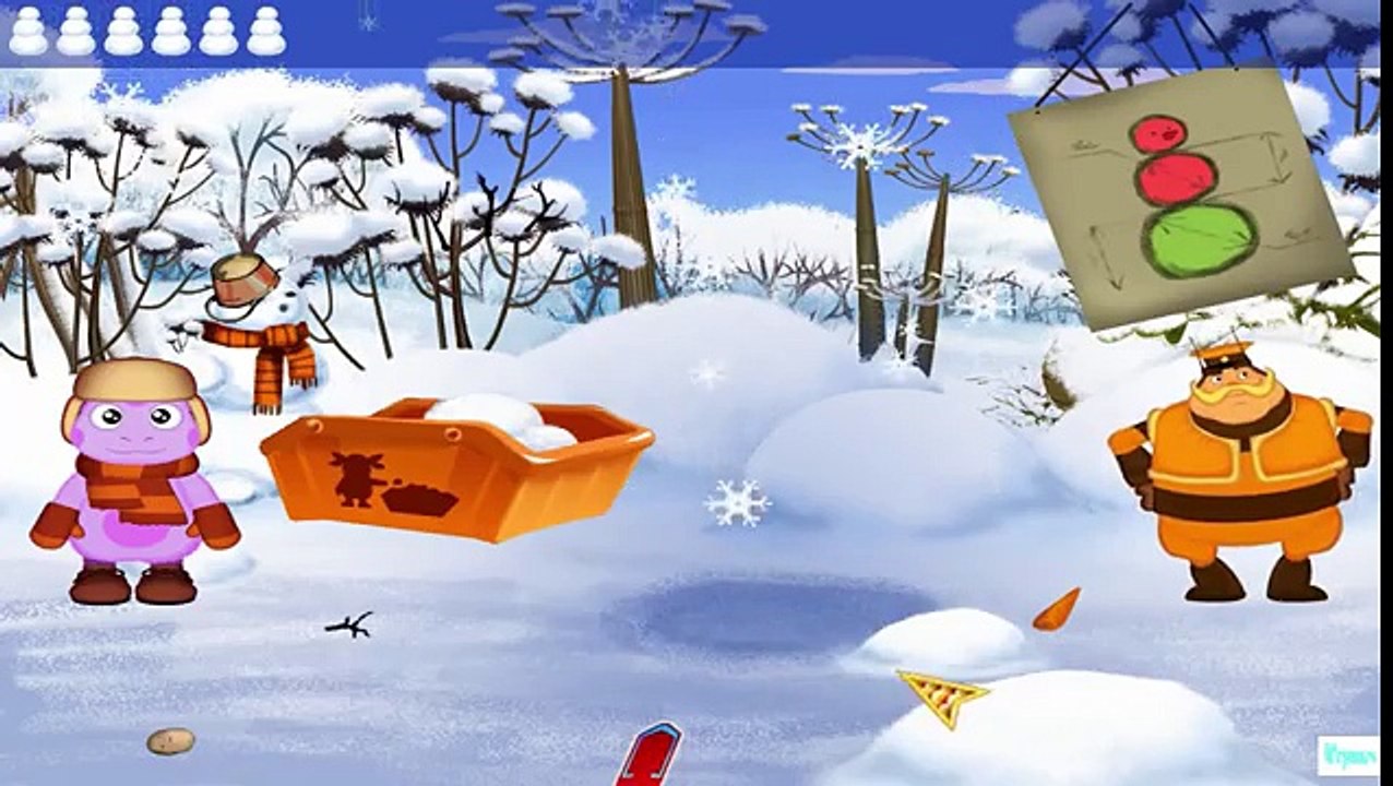 Лунтик Развивающие ИГРЫ для детей от 3 лет Прохождение new года Серия 5