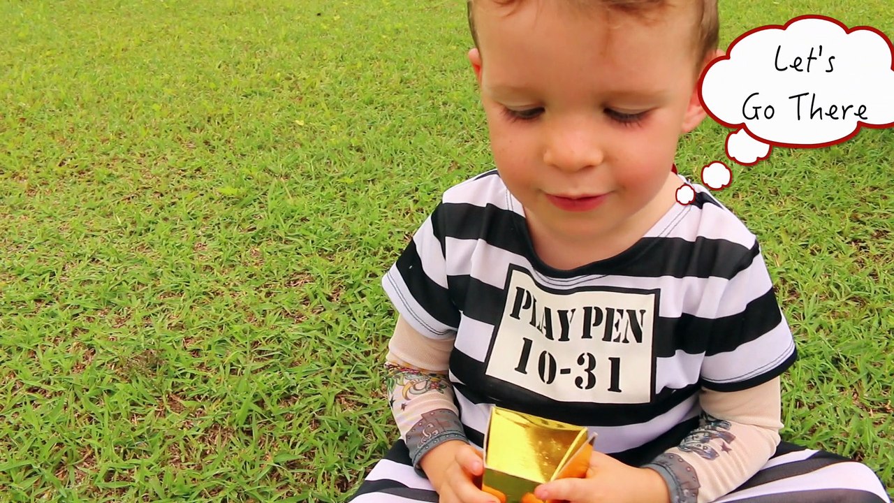 POLICE BAD BABY Escape JAIL ~ Baby PRISON ESCAPE JAIL Steal Gold ~ Chubby Baby Eli In Real Life Parody