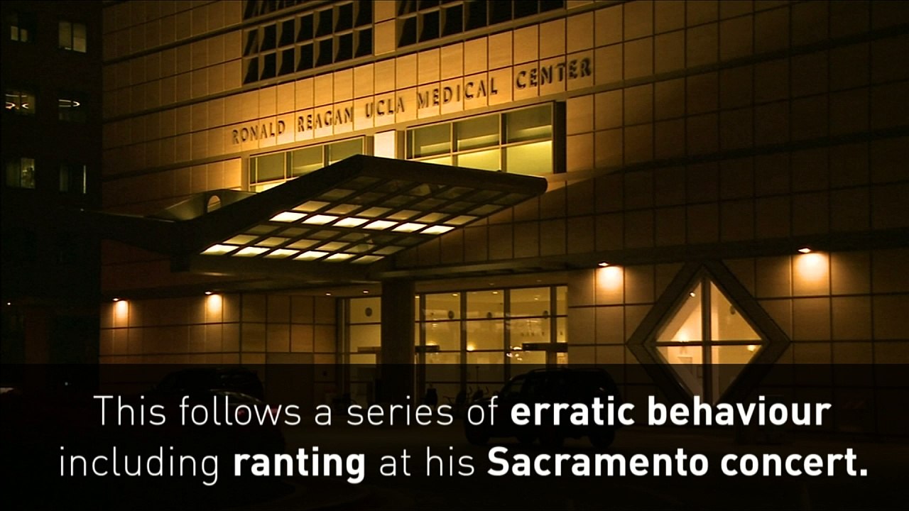 Kanye 'handcuffed' and taken to hospital for treatment