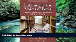 Deals in Books  Listening to the Voices of Boys: Exploring the Motivation of Primary Boys to
