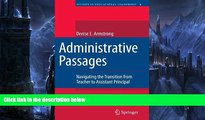 Deals in Books  Administrative Passages: Navigating the Transition from Teacher to Assistant