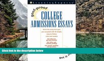 Buy NOW  Goof-Proof College Admissions Essays  Premium Ebooks Online Ebooks