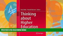 Big Sales  Thinking about Higher Education  Premium Ebooks Best Seller in USA
