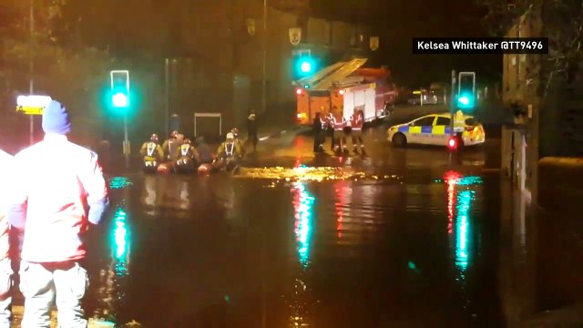 Weather warning as storm batters Britain