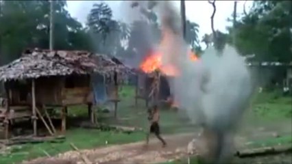 الجيش يدمر 1200 منزل في قرى مسلمة غربي ميانمار