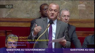 Question au Gouvernement de Thierry Benoit sur le retard de paiement de la PAC (22/11/2016)