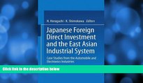Buy NOW  Japanese Foreign Direct Investment and the East Asian Industrial System: Case Studies