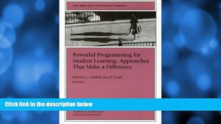 Deals in Books  Powerful Programming for Student Learning: Approaches That Make a Difference: New