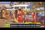 Independencia: familias de diversos sectores llevan varios años sin agua potable