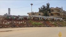 النظام السوري يقصف حي الوعر في حمص بالنابالم