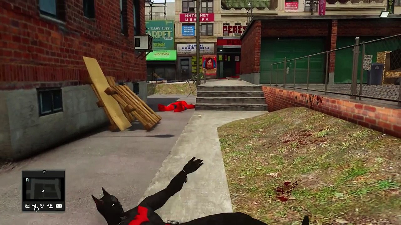 BATMAN BEYOND VS RED HULK - EPIC BATTLE - GTA IV