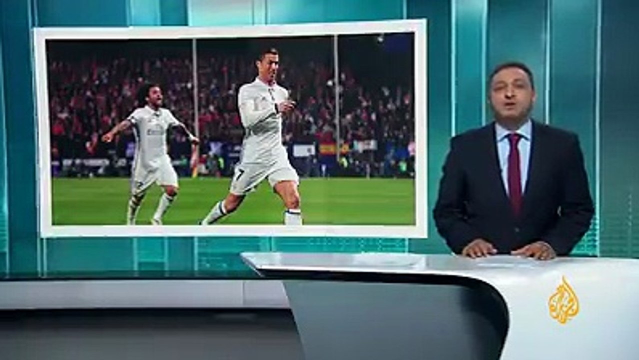 تلاتية رونالدو ضد اتلتيكو مدريد