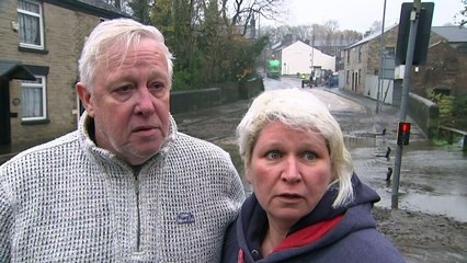 Couple describe moment water burst through their door