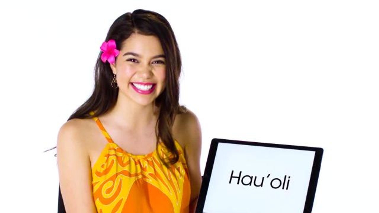 Hawaiian Pronunciation Guide With Moana S Auli I Cravalho Video Dailymotion