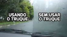 Como não deixar o vidro do carro embaçar (dica doméstica)