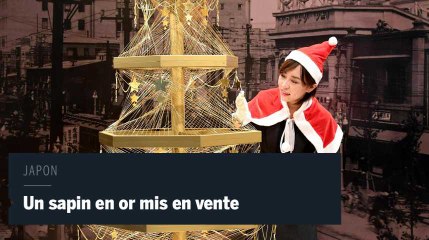 Un sapin de Noël en or mis en vente à plus de 1,5 million d'euros