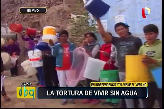 Independencia: familias de diversos sectores llevan varios años sin agua potable