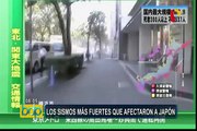 VIDEO: los movimientos telúricos más fuertes que afectaron Japón