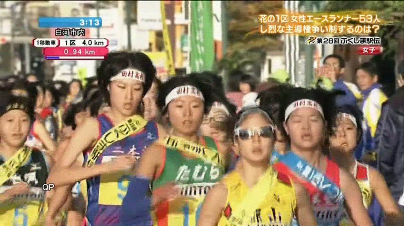 2016年11月20日　『ふくしま駅伝』　１区～３区　ノーカット