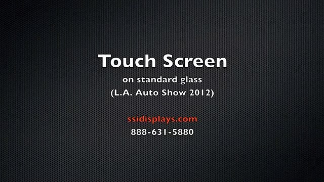 Rear Projection Film And Touch Foil Technology On Glass