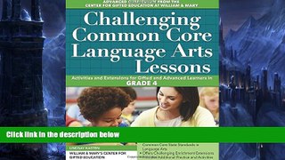Buy NOW  Challenging Common Core Language Arts Lessons (Grade 4) (Challenging Common Core