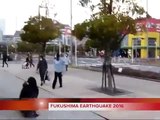 Japan Fukushima Earth Quake 2016 - AMAZING FOOTAGE - Earth Quake 2016  japan