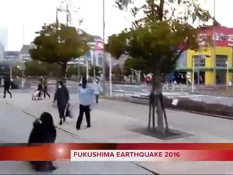 Japan Fukushima Earth Quake 2016 - AMAZING FOOTAGE - Earth Quake 2016 japan