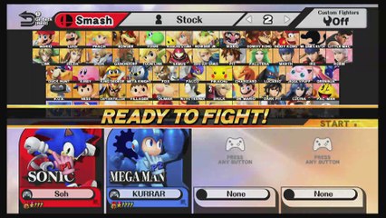 SBY Smash 4 Weekly 11-11-16 - Samto (Sonic) vs Kurrar (Mega Man) (Winner's Semis)