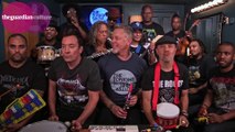 Metallica and the Roots play Enter Sandman on pre-school instruments – video