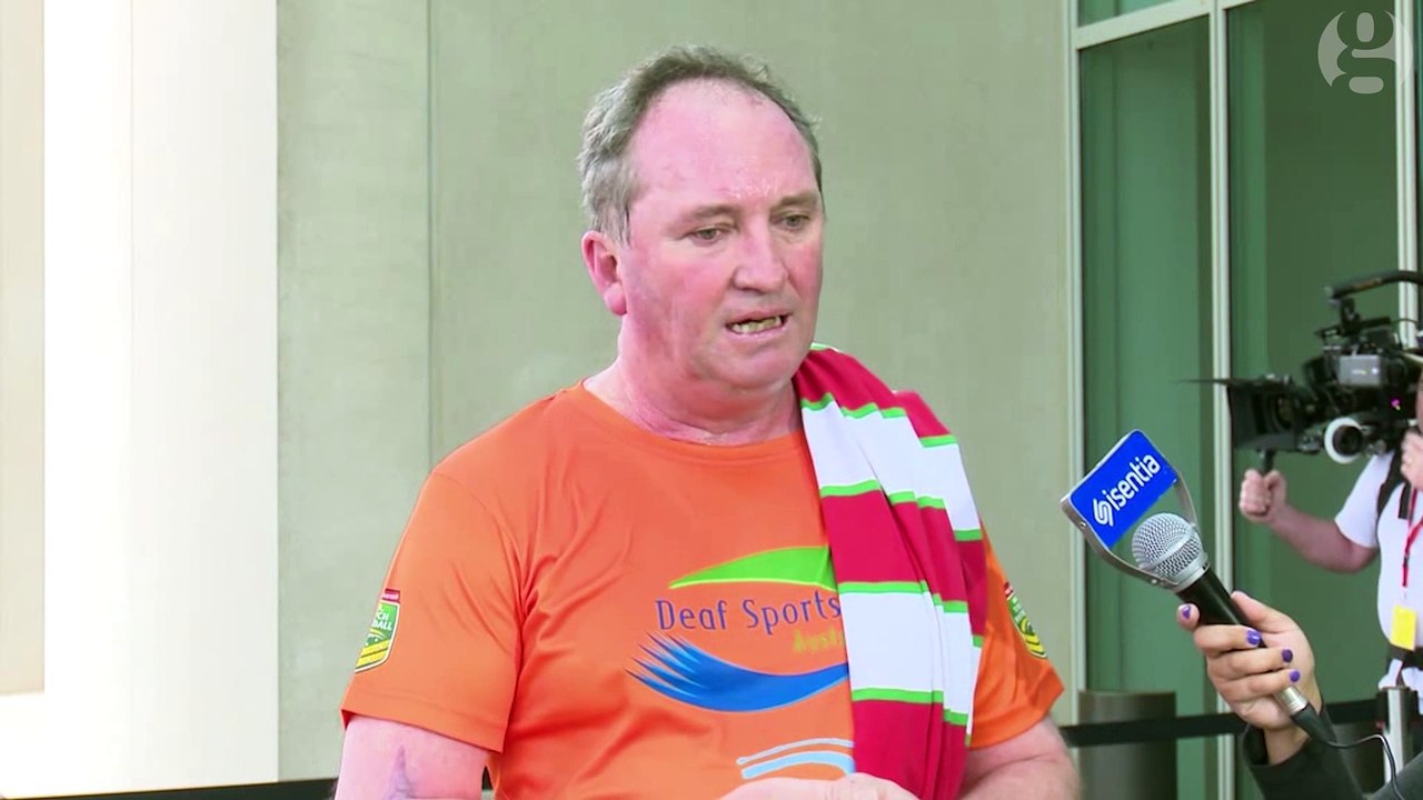 Barnaby Joyce: visa ban needed to send clear message to people smugglers – video