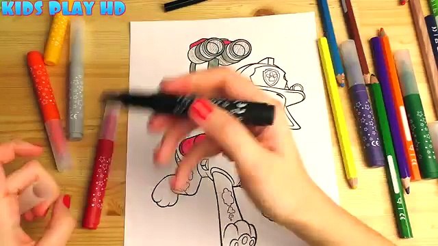Как Нарисовать Щенячий Патруль Маршал PAW PATROL Marshall COLORING PAGES